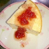 ほんのりいちご風味のスポンジケーキ♪